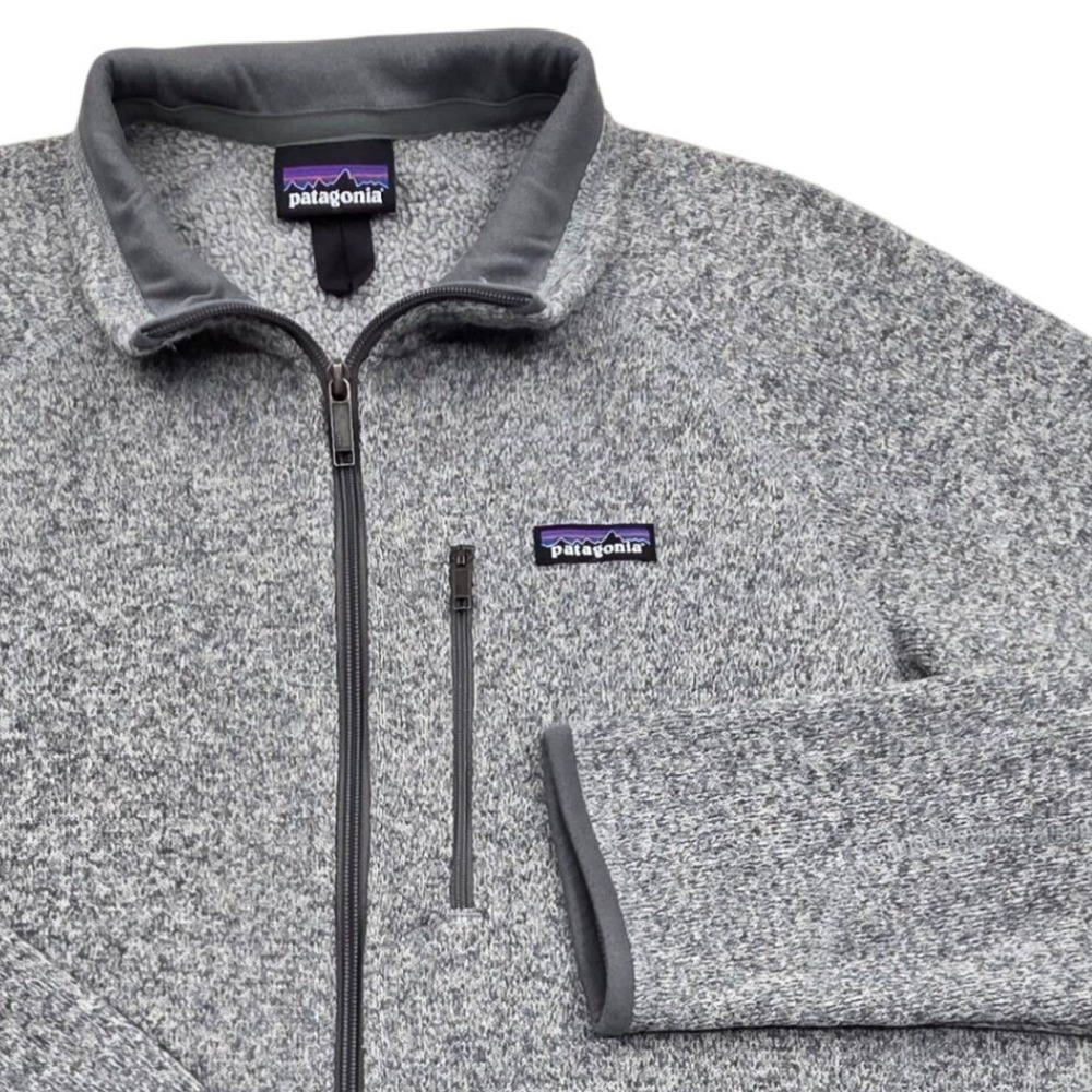 Patagonia Better Sweater Full-Zip Fleece Jacket 25527 Gray Mens Large